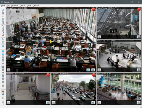 Изображение с сетевых IP-видеокамер
